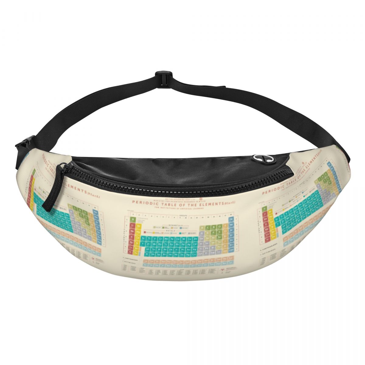 Men'S Accessories Travel Bag - حقيبة خصر بتصميم الجدول الدوري للعناصر