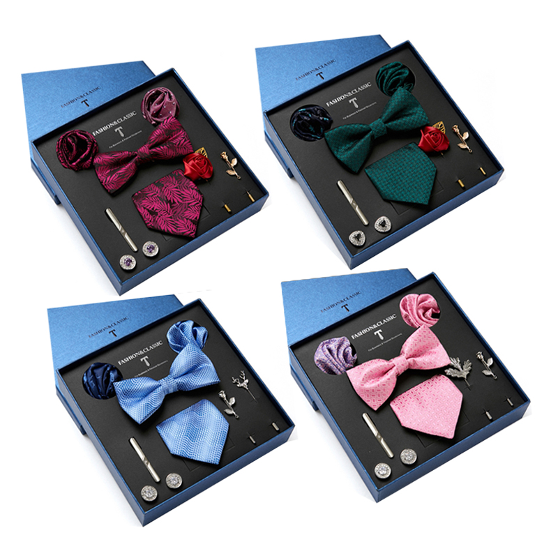 Neck Tie Set Box - الأخضر رجل التعادل هدية صندوق بيزلي