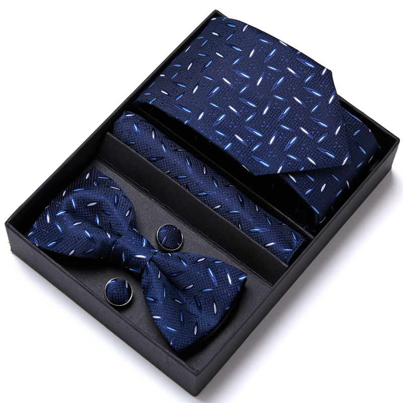 Neck Tie Set Box - ربطة عنق للرجال فستان رسمي سهرة