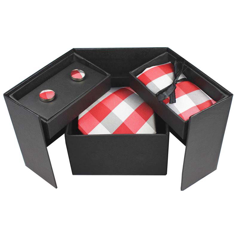 Neck Tie Set Box - GUSLESON التعادل مجموعة أزرار أكمام المنديل