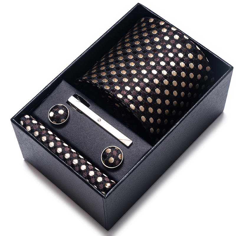 مزيج الألوان بالجملة 2023 نمط  - مراجعة Neck Tie Set Box وسعره