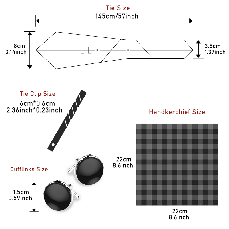 رائجة البيع 8 سنتيمتر التعادل  - مراجعة Neck Tie Set Box وسعره