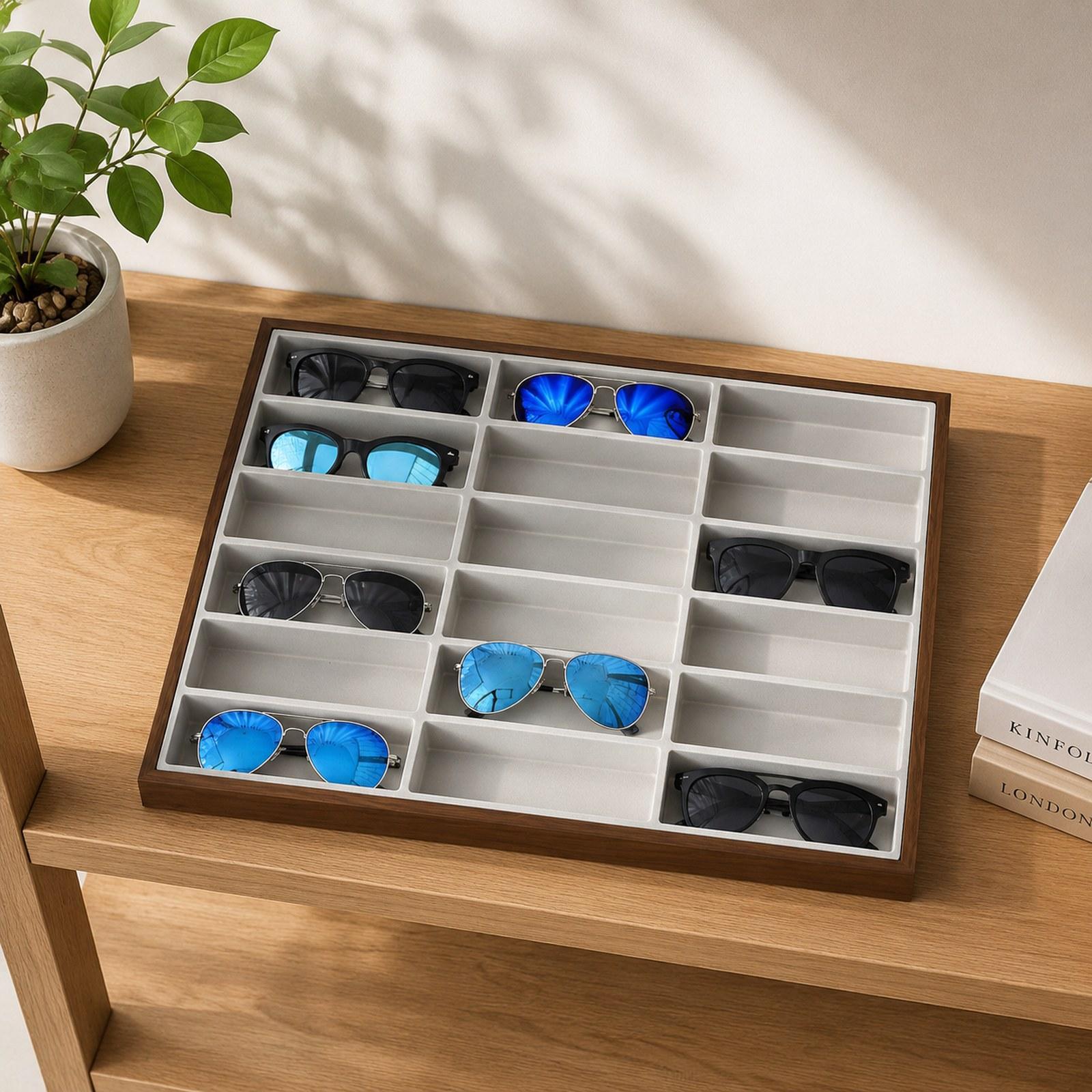 صينية عرض النظارات، صندوق تخزي - مراجعة Men Accessories Store وسعره