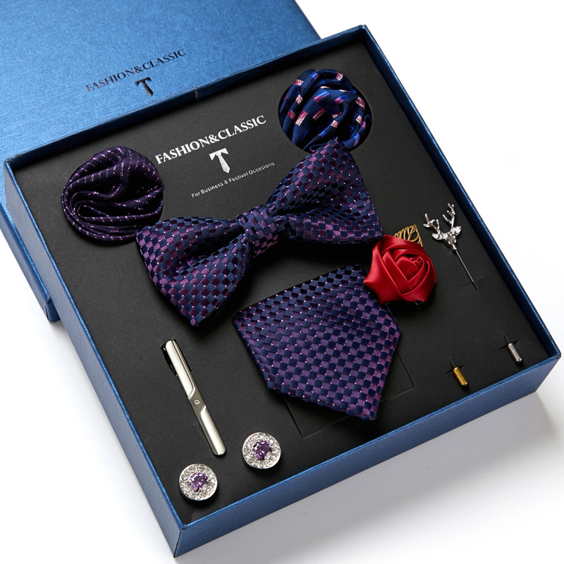 الأخضر رجل التعادل هدية صندوق  - مراجعة Neck Tie Set Box وسعره