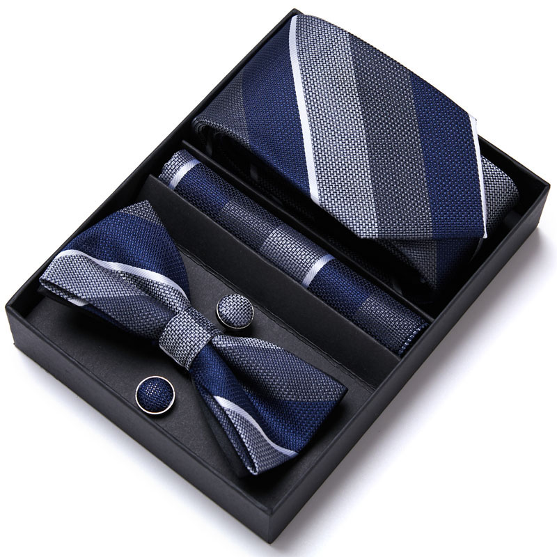 ربطة عنق للرجال فستان رسمي سهر - مراجعة Neck Tie Set Box وسعره