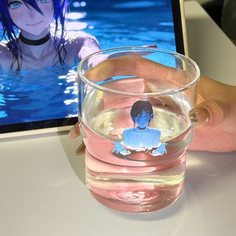 كوب زجاجي من ريز بتصميم شخصية  - مراجعة Men Accessories To Look Good وسعره