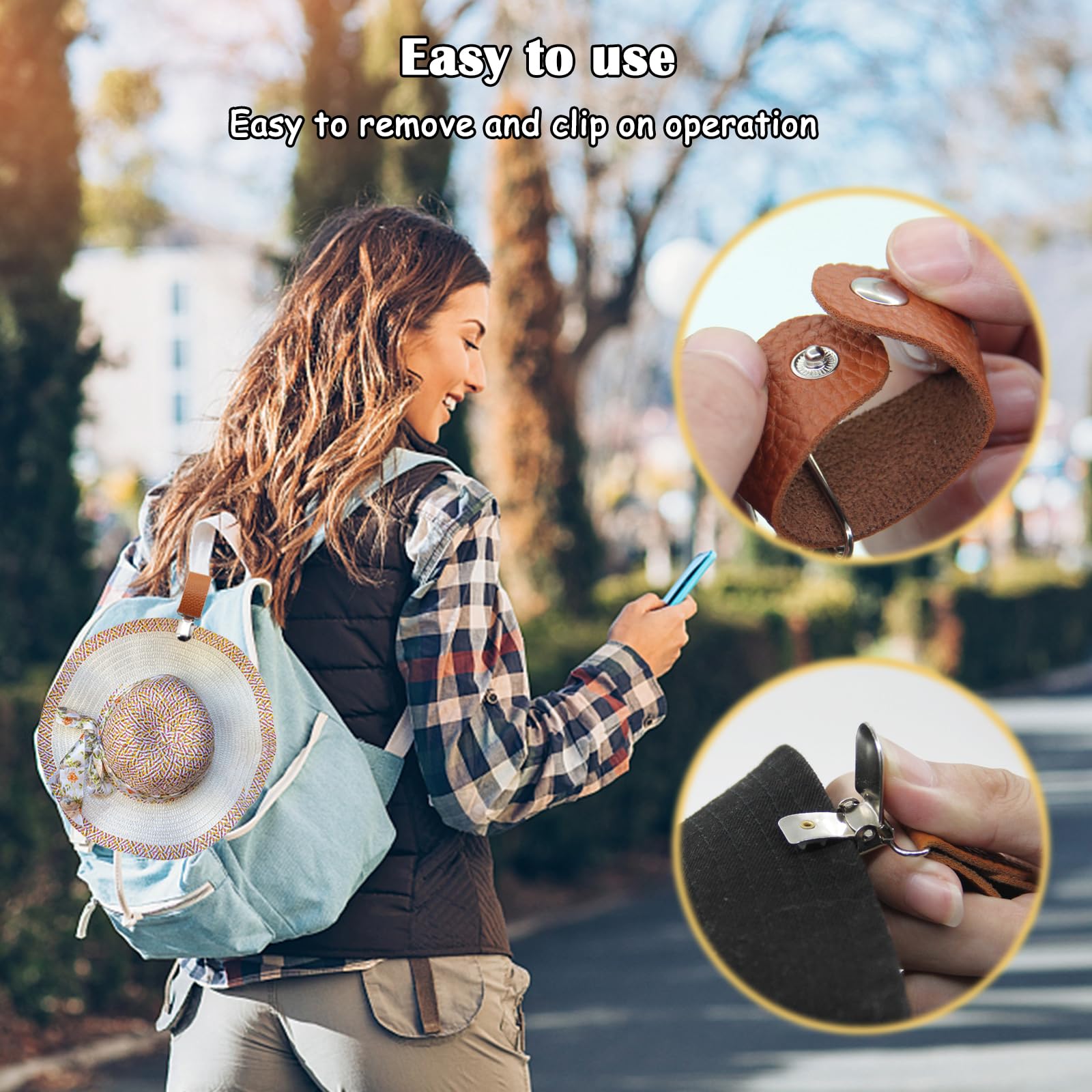 مشبك قبعة من الجلد الصناعي للس - مراجعة Men'S Accessories Travel Bag وسعره