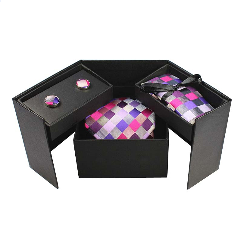 GUSLESON التعادل مجموعة أزرار  - مراجعة Neck Tie Set Box وسعره